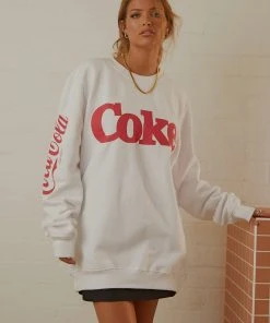 Rolla's Coca Cola World Sweat - Vintage White -Peppermayo cloth-shop Peppermayo Elise 15.3.22 EXTRA 19 scaled