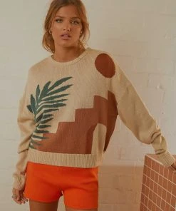 Cools Club Tuscany Knit - Wheat -Peppermayo cloth-shop Peppermayo Elise 15.3.22 EXTRA 26 scaled