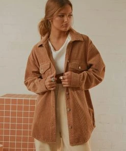 Nude Lucy Paige Corduroy Shacket - Coffee -Peppermayo cloth-shop Peppermayo Elise 15.3.22 EXTRA 29 scaled