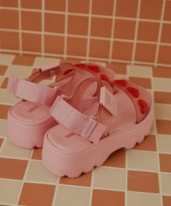 Melissa X Lazy Oaf Pink Kick Off Sandal - Pink -Peppermayo cloth-shop Peppermayo Elise 15.3.22 P5 37 scaled