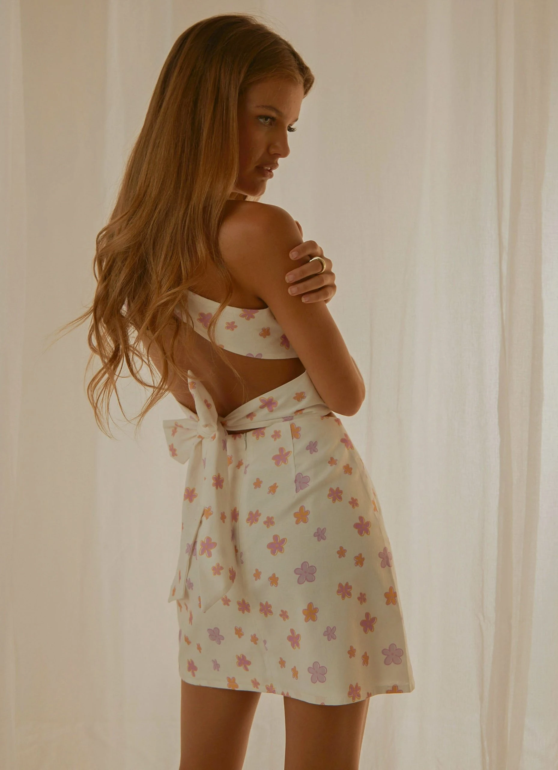 Peppermayo Exclusive Lost Picnics Linen Crop - Pink Wild Poppies 2 Peppermayo Exclusive Lost Picnics Linen Crop - Pink Wild Poppies - Image 2