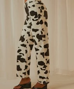 Peppermayo Kendall Pants - Cow Print -Peppermayo cloth-shop Peppermayo Jenaya 7.2.22 P1 50 scaled