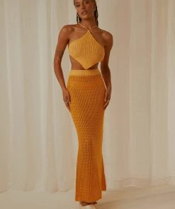 Peppermayo Exclusive Summer Crush Crochet Halter Top - Mango 7 Peppermayo Exclusive Summer Crush Crochet Halter Top - Mango -Peppermayo cloth-shop Peppermayo Jenaya 7.2.22 P2 58 scaled