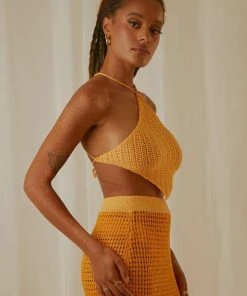 Peppermayo Exclusive Summer Crush Crochet Halter Top - Mango 8 Peppermayo Exclusive Summer Crush Crochet Halter Top - Mango -Peppermayo cloth-shop Peppermayo Jenaya 7.2.22 P2 60 scaled