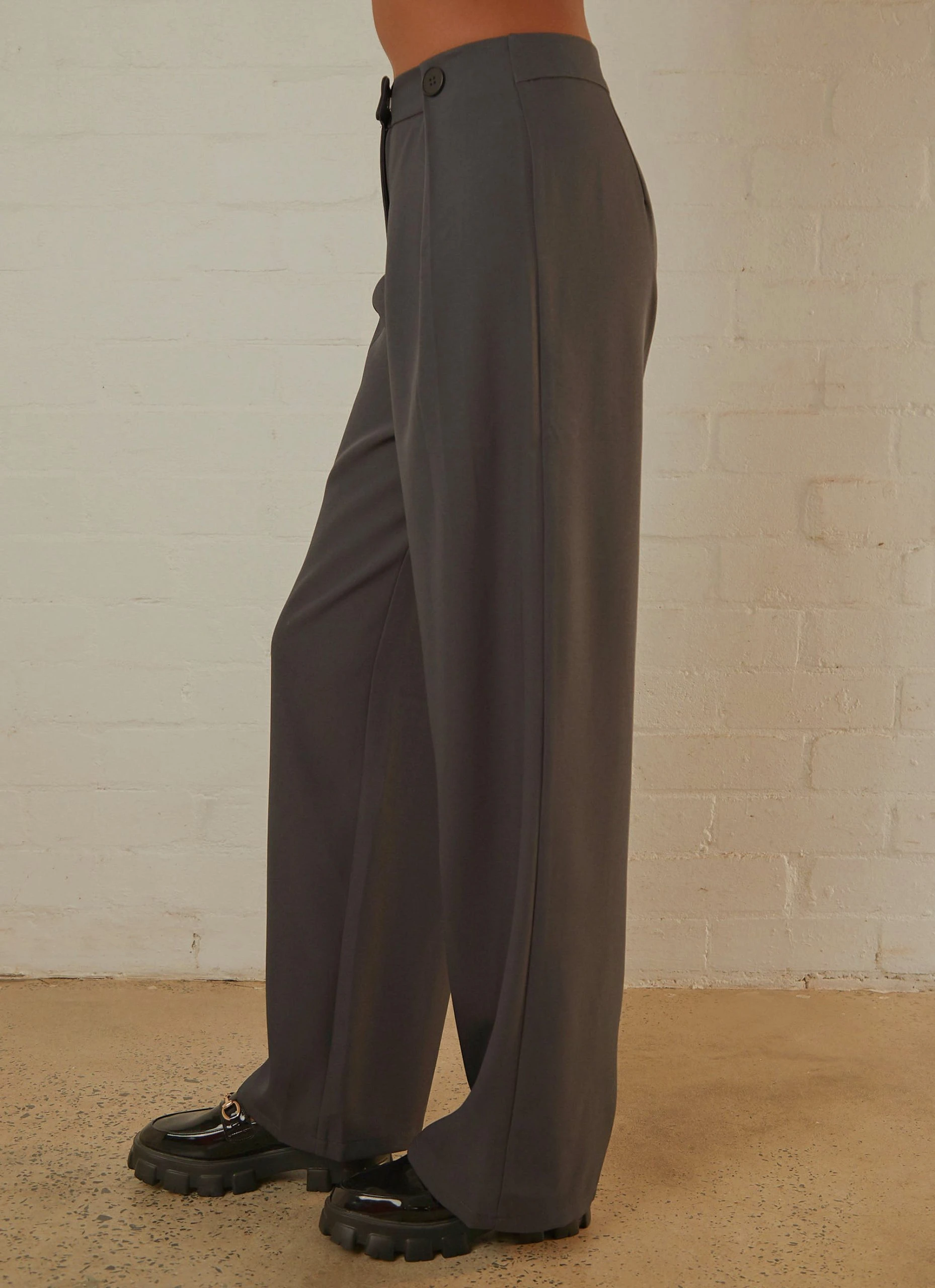 4TH & RECKLESS Bennet Trouser - Dark Grey 4 4TH & RECKLESS Bennet Trouser - Dark Grey - Image 4