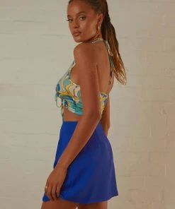 Peppermayo Can't Stop The Beat Crop - Blue Paisley -Peppermayo cloth-shop Peppermayo Jenaya 7.2.22 P5 30 scaled