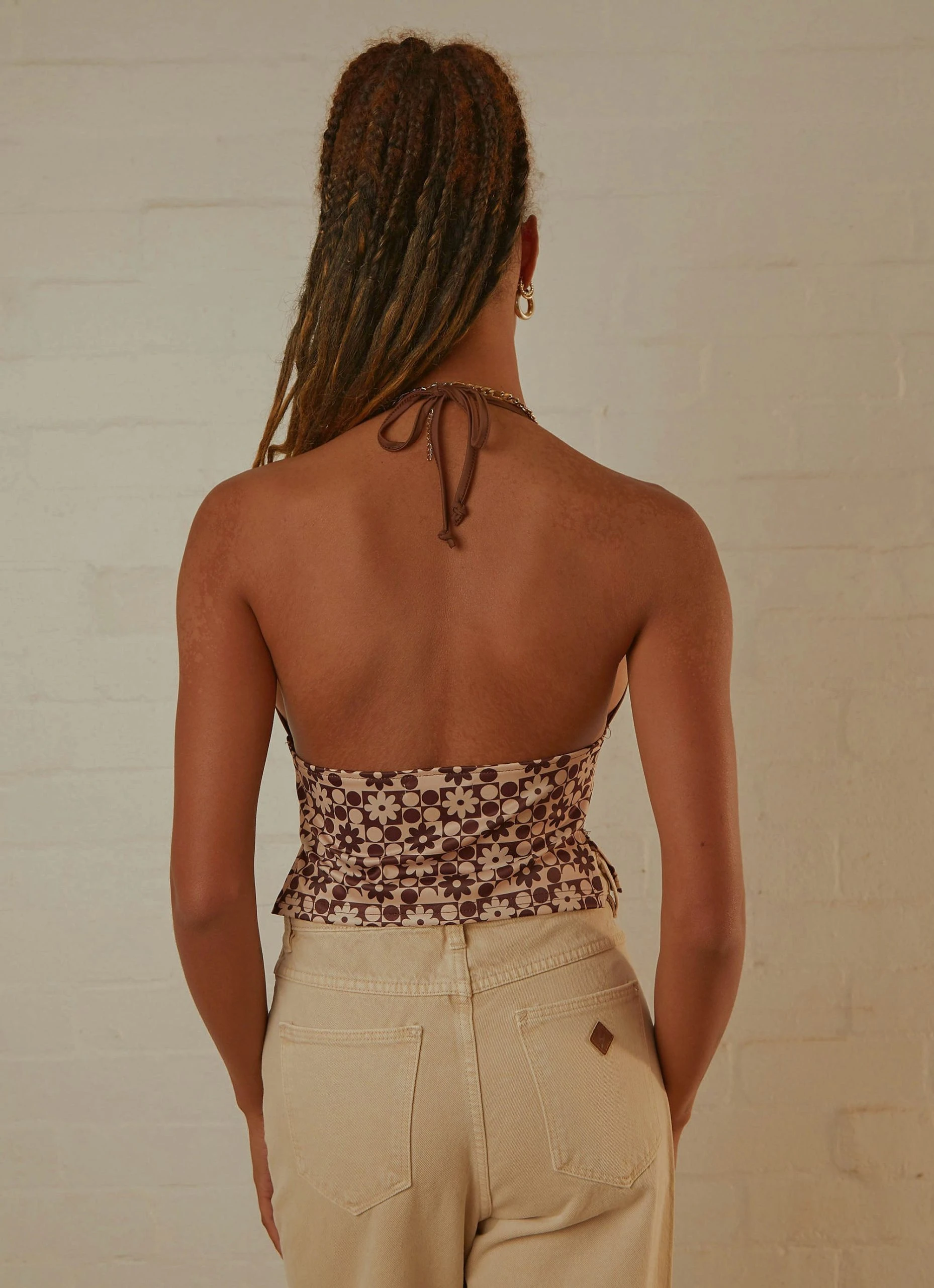 Peppermayo Cosmpolitans Halter Top - Floral Print 4 Peppermayo Cosmpolitans Halter Top - Floral Print - Image 4