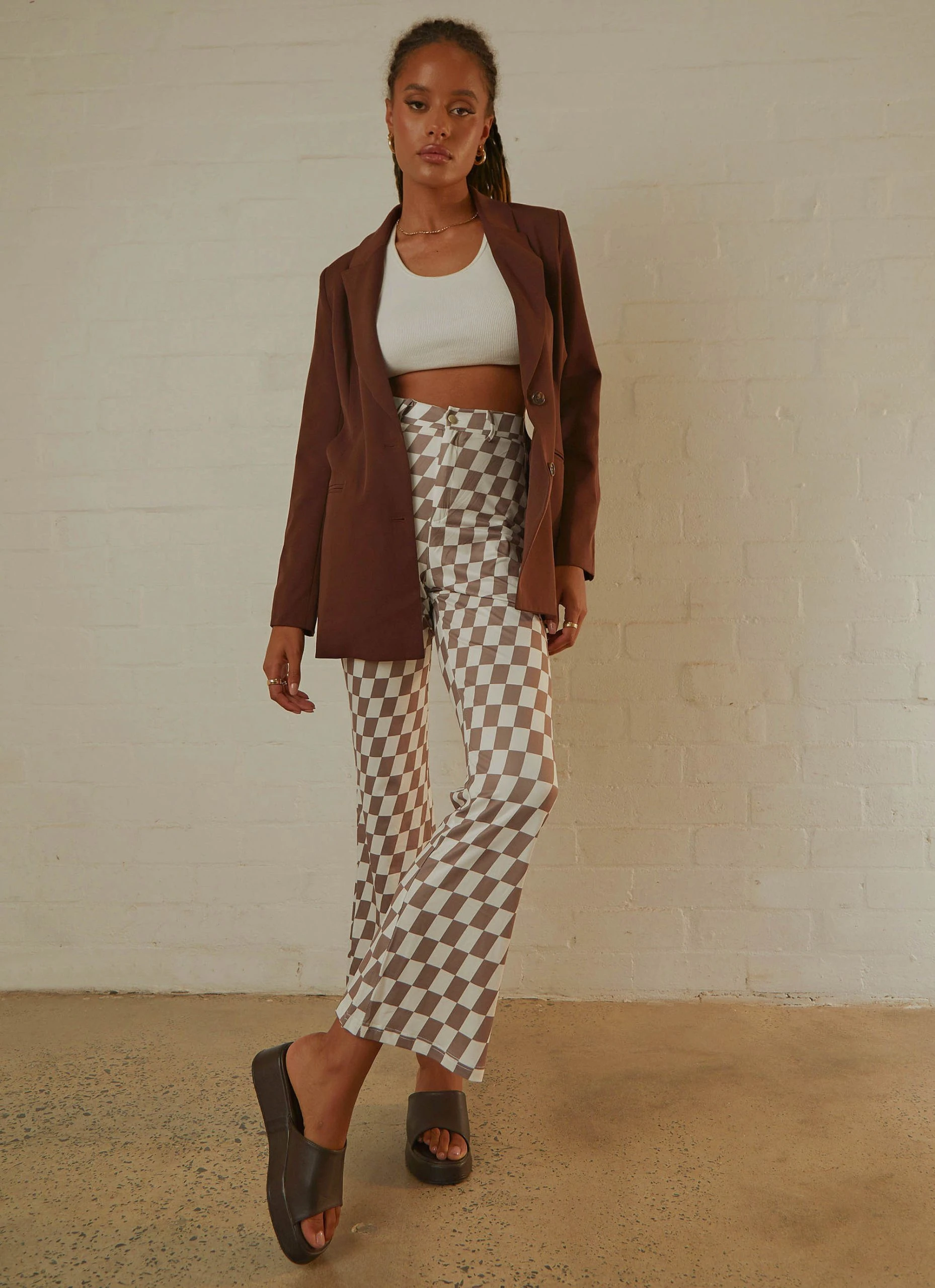 Peppermayo Megan Pants - Warp Check 2 Peppermayo Megan Pants - Warp Check - Image 2