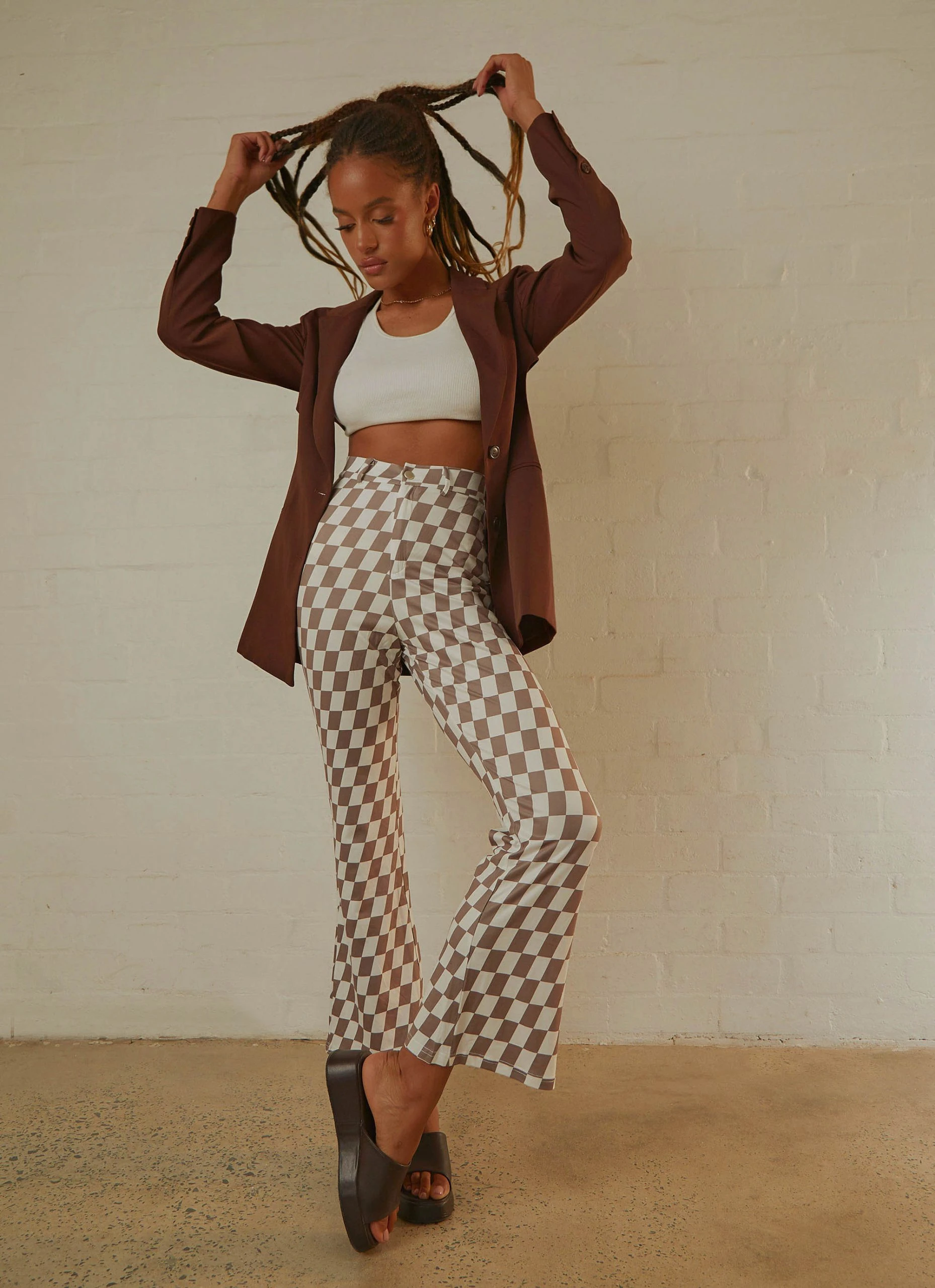 Peppermayo Megan Pants - Warp Check 1 Peppermayo Megan Pants - Warp Check