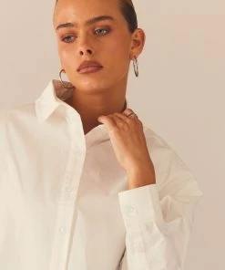 Peppermayo Exclusive Glacier Oversized Shirt - White -Peppermayo cloth-shop Peppermayo Kiana 1.12.22 62 scaled