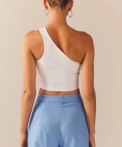 Peppermayo Exclusive Cedar Crop Top - White -Peppermayo cloth-shop Peppermayo Kiana 1.12.22 66 scaled