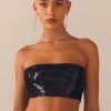 Peppermayo Exclusive Emma Sequin Bustier - Black