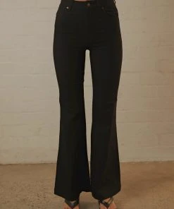 Rolla's Eastcoast Flare Pants - Galaxy Black -Peppermayo cloth-shop Peppermayo Kiana 19.5.22 P4 67 scaled