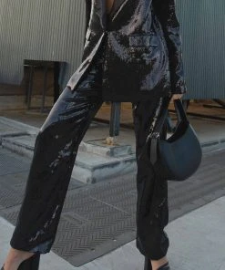 Peppermayo Exclusive Prince Sequin Pants - Black -Peppermayo cloth-shop Peppermayo NYE PrinceSequinPants 1 scaled