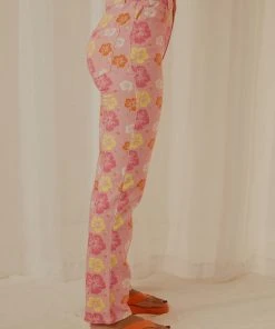 Peppermayo Exclusive Electric Avenue Pants - Hawaiian Floral -Peppermayo cloth-shop Peppermayp Wholesale FEB 102 scaled