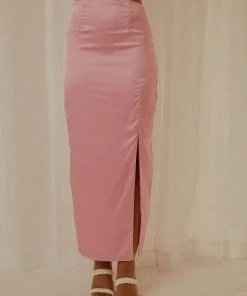 Peppermayo Exclusive From Florence Maxi Skirt - Baby Pink -Peppermayo cloth-shop Peppermayp Wholesale FEB 37 scaled