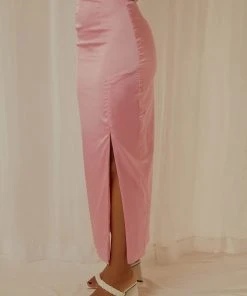 Peppermayo Exclusive From Florence Maxi Skirt - Baby Pink -Peppermayo cloth-shop Peppermayp Wholesale FEB 38 scaled