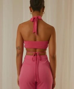 Peppermayo Exclusive Harlow Crop Top - Pink -Peppermayo cloth-shop Peppermayp Wholesale FEB 68 scaled