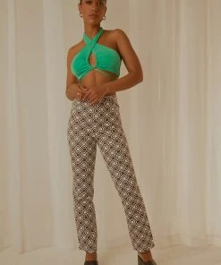 Peppermayo Exclusive Harlow Crop Top - Jade Green -Peppermayo cloth-shop Peppermayp Wholesale FEB 75 scaled