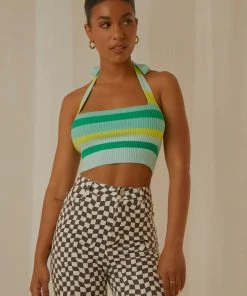 Peppermayo Exclusive Alba Knit Crop - Ocean Stripe -Peppermayo cloth-shop Peppermayp Wholesale FEB 86 scaled