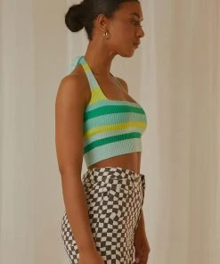 Peppermayo Exclusive Alba Knit Crop - Ocean Stripe -Peppermayo cloth-shop Peppermayp Wholesale FEB 87 scaled