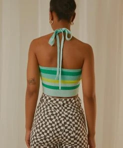 Peppermayo Exclusive Alba Knit Crop - Ocean Stripe -Peppermayo cloth-shop Peppermayp Wholesale FEB 88 scaled