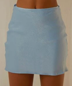 Peppermayo Exclusive Weekend Plans Mini Skirt - Sky -Peppermayo cloth-shop Peppermayp Wholesale MARCH 162 scaled