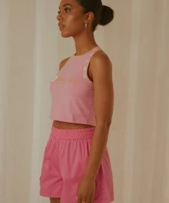 Peppermayo Exclusive Island Babe Crop - Pink -Peppermayo cloth-shop Peppermayp Wholesale MARCH 58 scaled