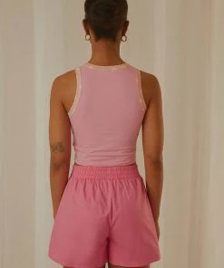 Peppermayo Exclusive Island Babe Crop - Pink -Peppermayo cloth-shop Peppermayp Wholesale MARCH 59 scaled