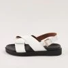 Cult Avenue Maldives Cross Sandal - White