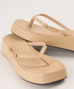 Cult Avenue Sunday Social Life Sandals - Beige