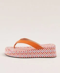 Cult Avenue Minelli Sandals - Multi Micro Check