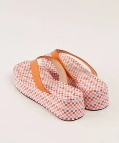 Cult Avenue Minelli Sandals - Multi Micro Check -Peppermayo cloth-shop Shoes Reshoot 2 4