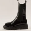 Cult Avenue Annalise Boot - Gloss Black