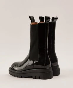 Cult Avenue Annalise Boot - Gloss Black -Peppermayo cloth-shop Shoes Reshoot 47