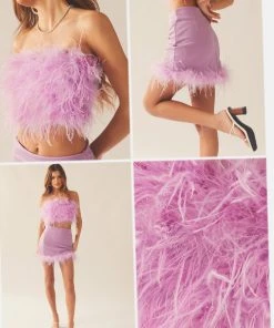 Peppermayo Exclusive Lucia In Love Skirt - Lilac Love