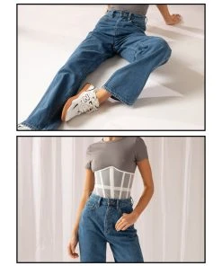 Lee High Baggy Jean - Future Blue -Peppermayo cloth-shop Thumbnail split2 scaled