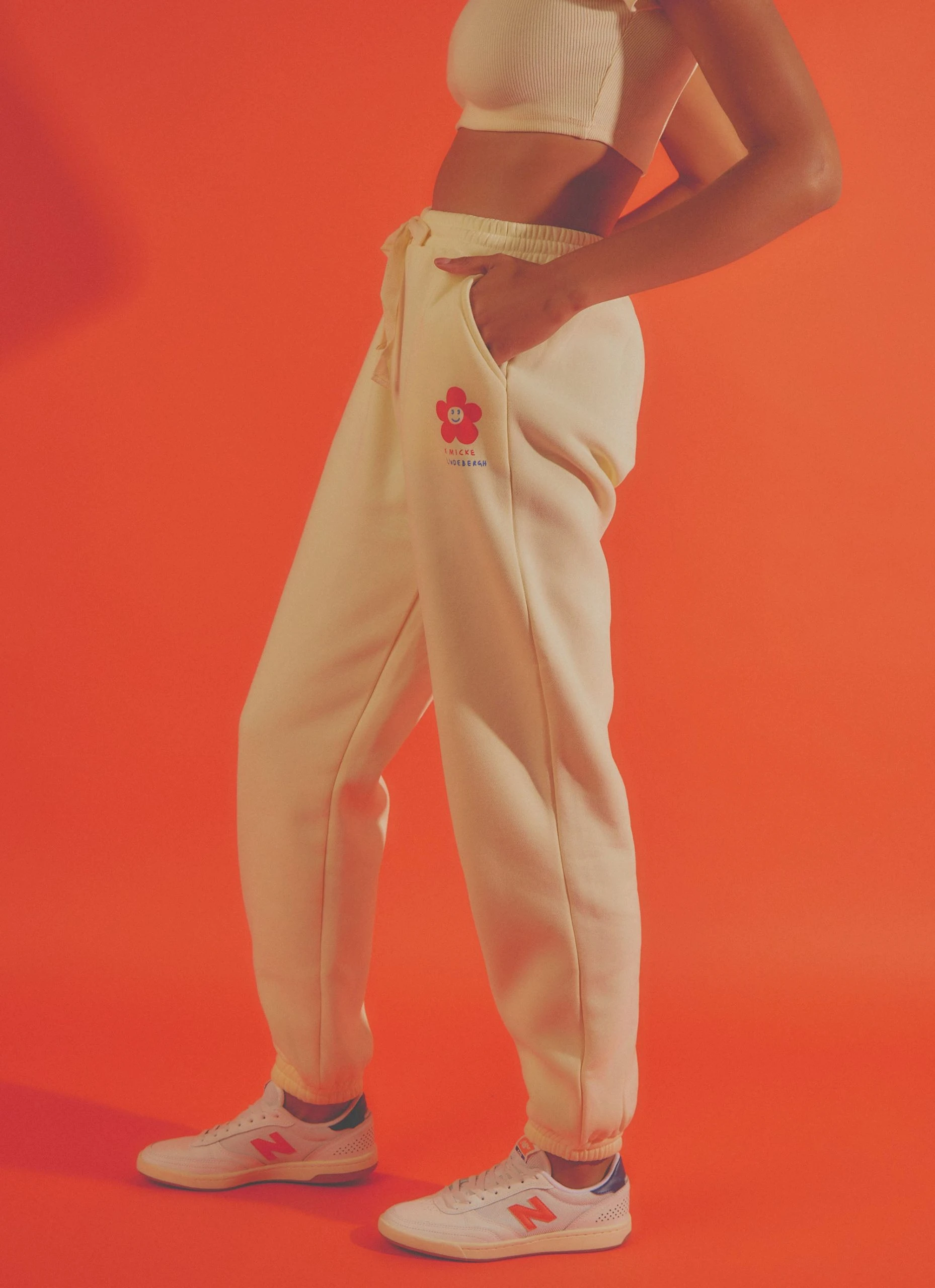 Vacancy Supply X Micke Lindebergh - Blume Sweatpant - Buttercream 7 Vacancy Supply X Micke Lindebergh - Blume Sweatpant - Buttercream - Image 7