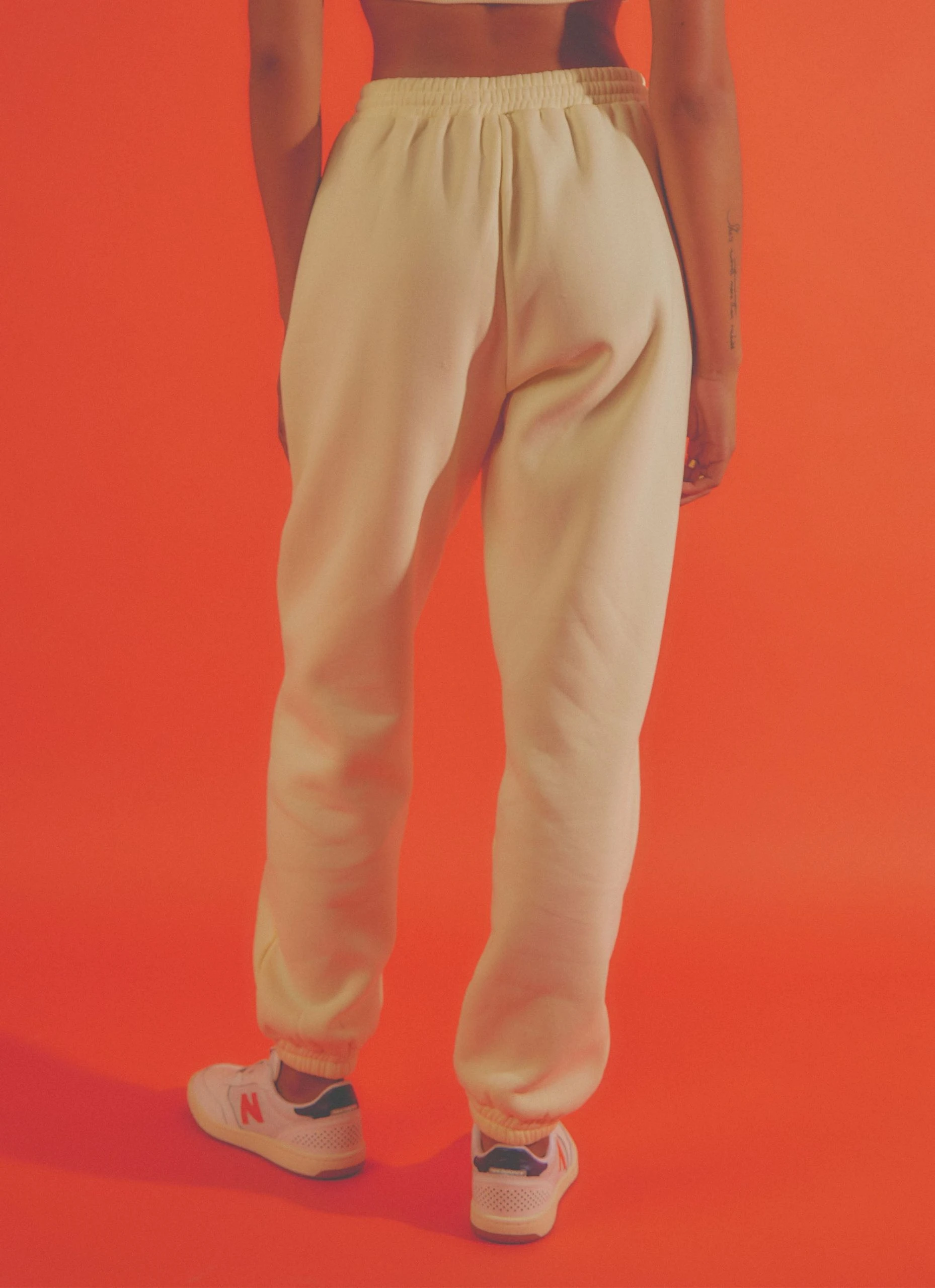 Vacancy Supply X Micke Lindebergh - Blume Sweatpant - Buttercream 8 Vacancy Supply X Micke Lindebergh - Blume Sweatpant - Buttercream - Image 8