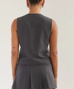 Silk X Peppermayo Cartwright Vest Top - Gunmetal Grey 13 Silk X Peppermayo Cartwright Vest Top - Gunmetal Grey -Peppermayo cloth-shop a073d7b4bb8c41e7af6a96283480e4e8 scaled