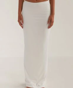 Silk X Peppermayo Creme De La Claye Rib Maxi Skirt - Porcelain -Peppermayo cloth-shop a175b1d881ae4e5786f5657f7f82720b scaled