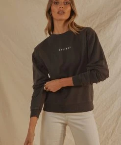 Minimal Thrills Crew - Heritage Black 7 Minimal Thrills Crew - Heritage Black -Peppermayo cloth-shop a33b37e8988243d98b49d6d553e00016 scaled