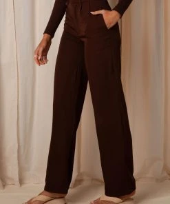 Peppermayo Exclusive Set The Tone Suit Pants - Chocolate -Peppermayo cloth-shop a36300d87bff40aeb549c01c3b12fbd3 scaled
