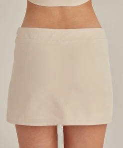 Riley Hubatka X Peppermayo Easy Breezy Mini Skirt - Creme -Peppermayo cloth-shop a47ca19fffb9415dbf382bc5bc88f57c scaled