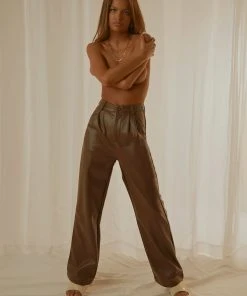 Peppermayo Exclusive Going Places Pants - Chocolate