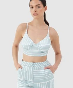 4TH & RECKLESS Francesca Top - Sage Print -Peppermayo cloth-shop a4d74b1c96cc4d20bfab103f77124f56 scaled