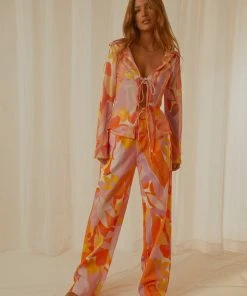 Peppermayo Exclusive Isola Linen Pants - Paloma