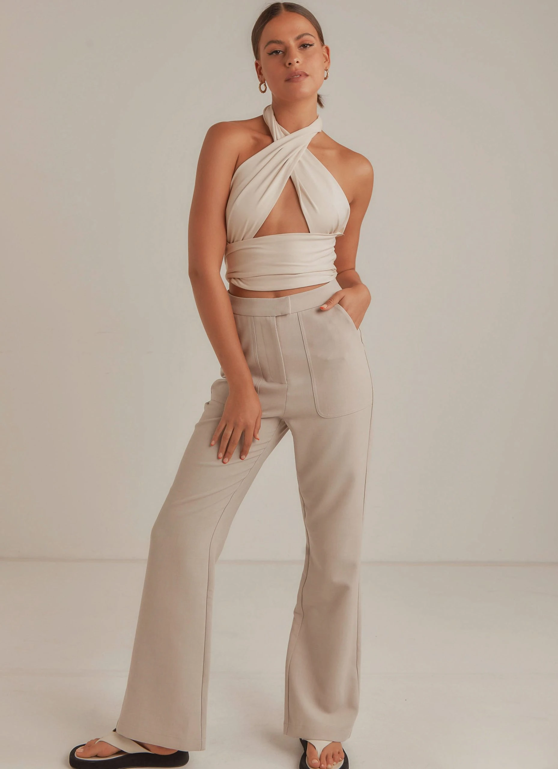 Peppermayo Emotions Crop Top - Ivory 3 Peppermayo Emotions Crop Top - Ivory - Image 3