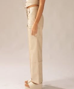Peppermayo Exclusive Walk On The Wild Side PU Cargo Pants - Stone -Peppermayo cloth-shop a7aa6a54031949e1ab814d8be19bb5c2