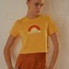 Levi's Cropped Jordie Tee - Sunrise Amber